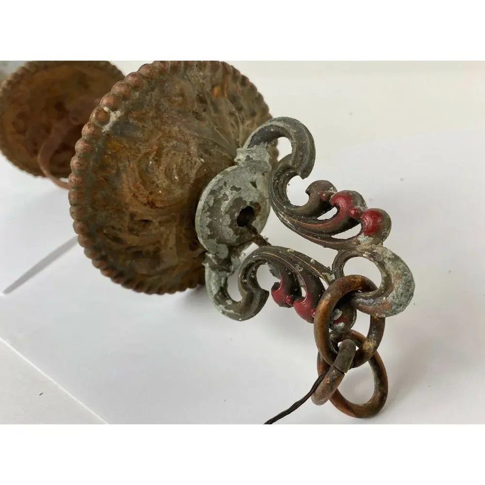 Vintage Light Fixture for Restoration or Parts ~ Cast Iron?